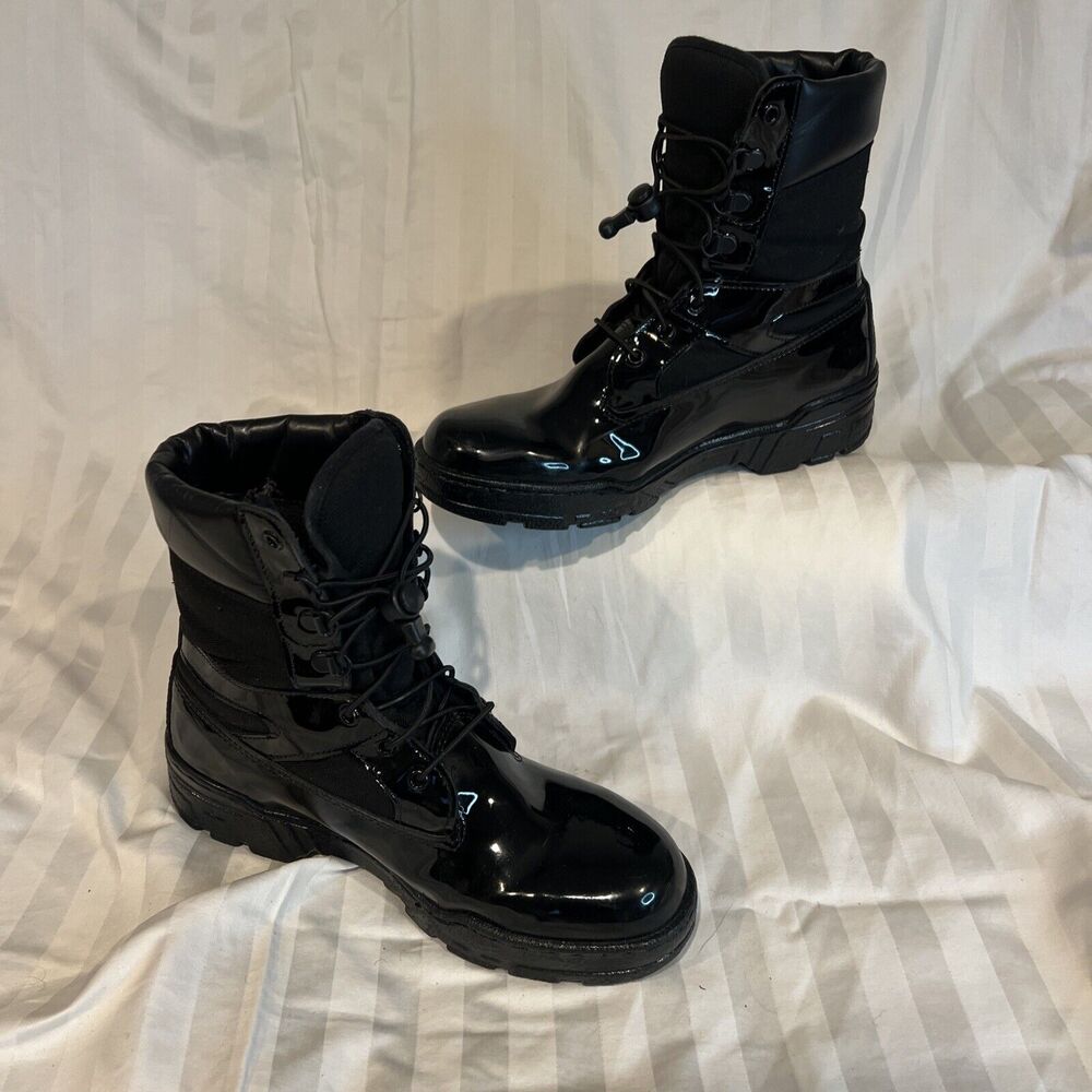 Thorogood 8" Military Tactical Police Black Uniform‎ Boot 831-6823 MADE USA 8 W